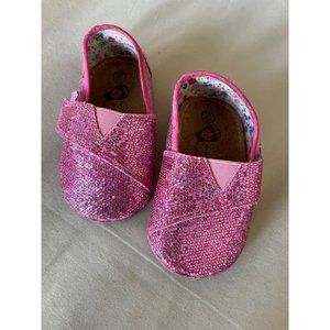 Bob’s Dark Pink Sparkle Bootie Shoes